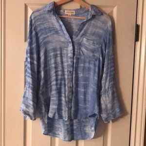 cloth & stone chambray style extra soft blouse